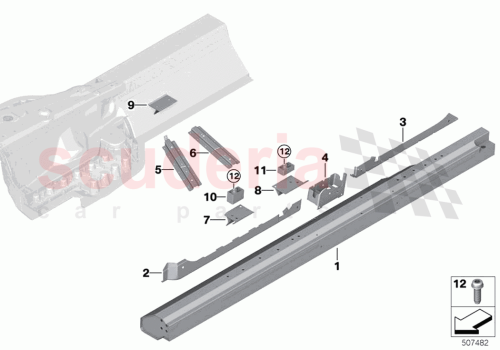 Part Diagram for Rolls Royce 41007930934