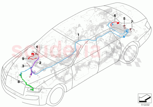 Part Diagram for Rolls Royce 61125A24A07