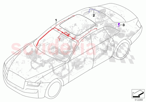 Part Diagram for Rolls Royce 61125A1CF51