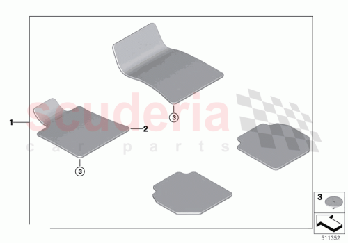 Part Diagram for Rolls Royce 51475A1EA32