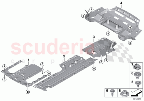 Part Diagram for Rolls Royce 51717494416