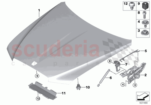 Part Diagram for Rolls Royce 51717495363