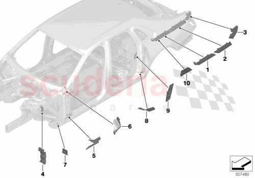 Part Diagram for Rolls Royce 41007497827