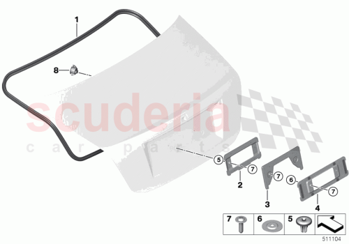 Part Diagram for Rolls Royce 51139881257