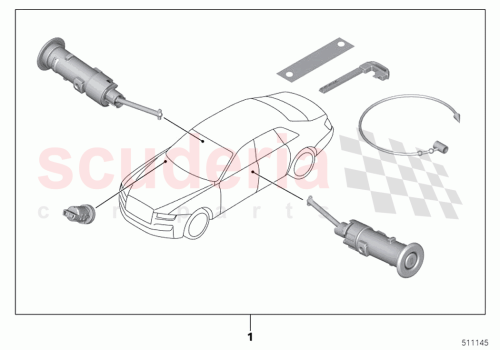 Part Diagram for Rolls Royce 51217497831