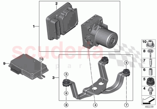 Part Diagram for Rolls Royce 34506889402
