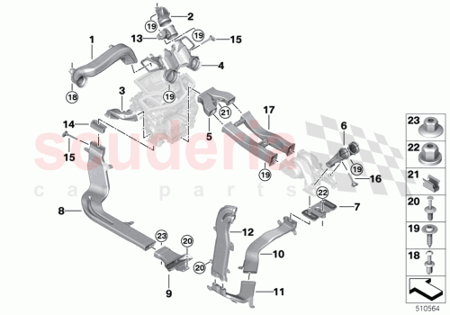 Part Diagram for Rolls Royce 64226996743
