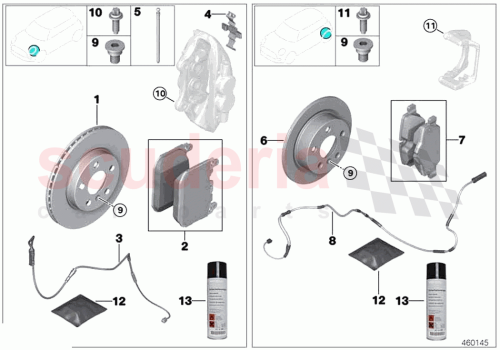 Part Diagram for Rolls Royce 83192180000