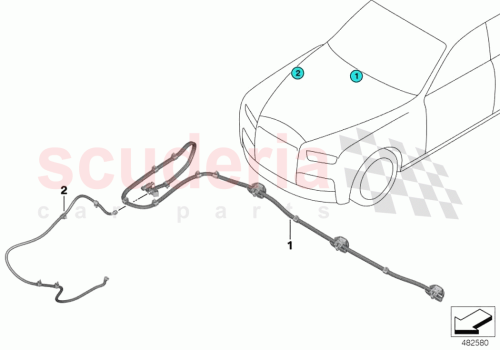Part Diagram for Rolls Royce 61668497259