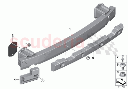 Part Diagram for Rolls Royce 51128492963