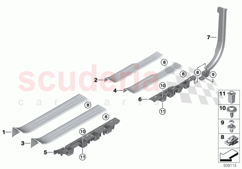 Part Diagram for Rolls Royce 51435A016F2