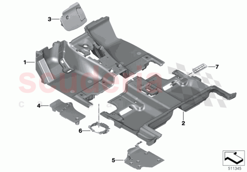 Part Diagram for Rolls Royce 51477494931