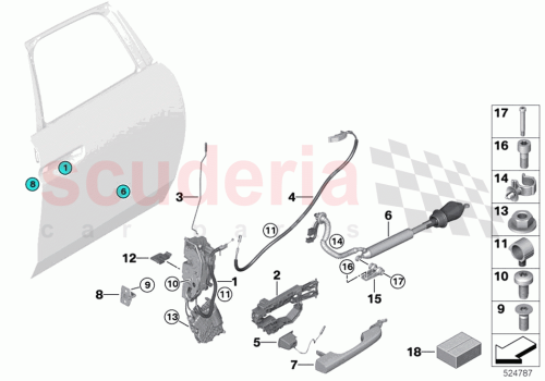 Part Diagram for Rolls Royce 51227497835