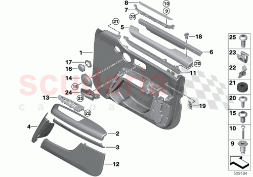 Part Diagram for Rolls Royce 51429476520