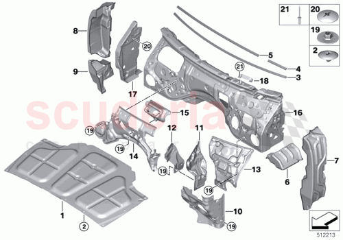 Part Diagram for Rolls Royce 51487499561
