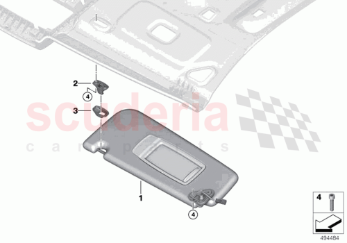 Part Diagram for Rolls Royce 51165A01734