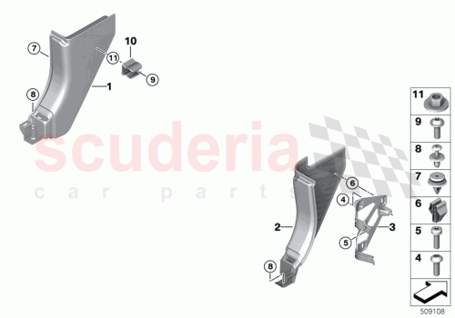 Part Diagram for Rolls Royce 51435A016E0