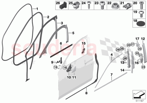 Part Diagram for Rolls Royce 07 11 9906247