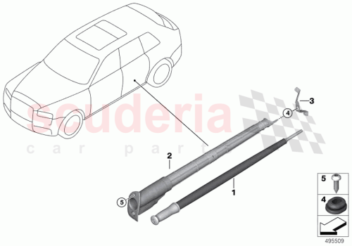 Part Diagram for Rolls Royce 51717493669
