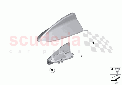 Part Diagram for Rolls Royce 65209350089