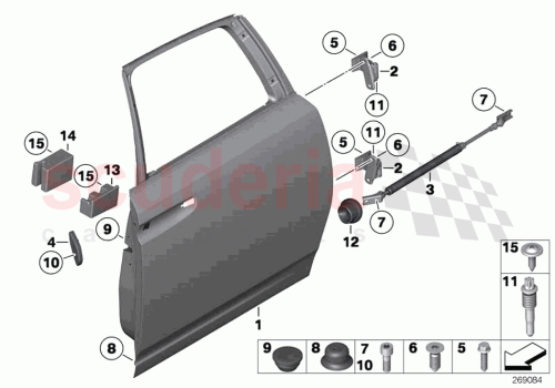 Part Diagram for Rolls Royce 41527296333