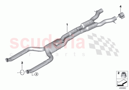 Part Diagram for Rolls Royce 18308485807
