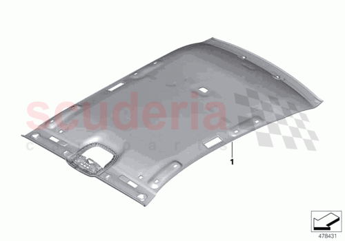 Part Diagram for Rolls Royce 51912447844