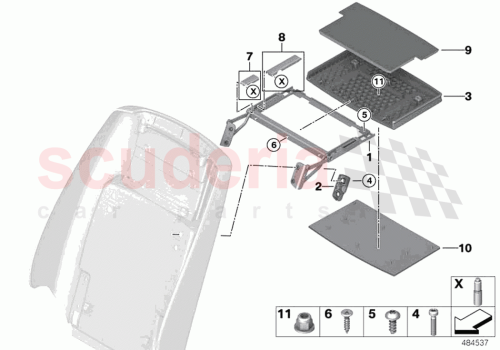 Part Diagram for Rolls Royce 52107307467
