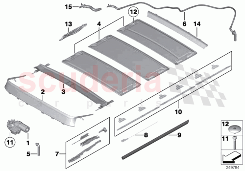 Part Diagram for Rolls Royce 54 10 7312273