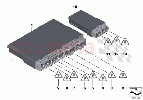 Part Diagram for Rolls Royce 61359313999