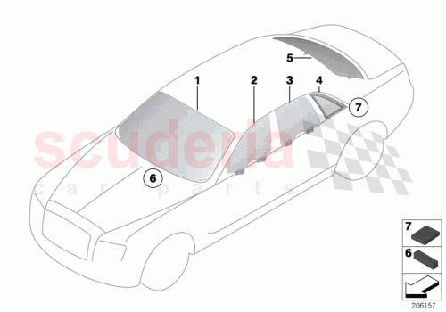 Part Diagram for Rolls Royce 51377474239