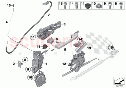 Part Diagram for Rolls Royce 51217261126