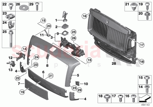 Part Diagram for Rolls Royce 07129904591