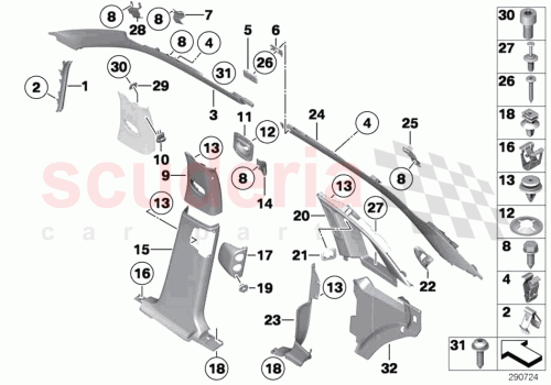 Part Diagram for Rolls Royce 51477243469