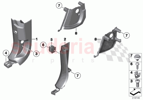 Part Diagram for Rolls Royce 51437330888