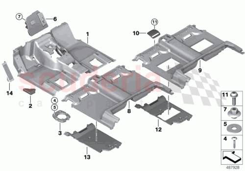 Part Diagram for Rolls Royce 51477441879