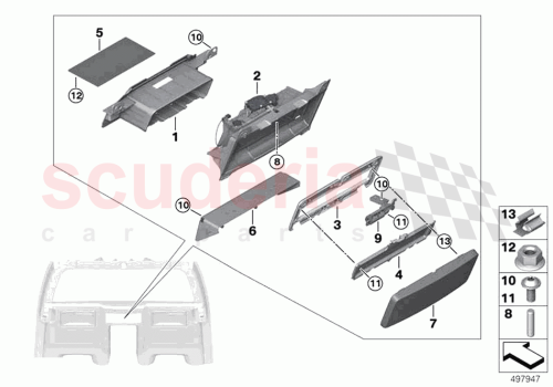 Part Diagram for Rolls Royce 51437941434