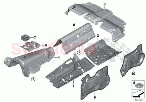 Part Diagram for Rolls Royce 51487406795