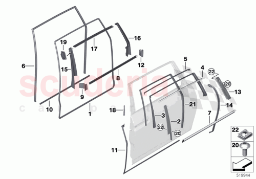 Part Diagram for Rolls Royce 51359450021