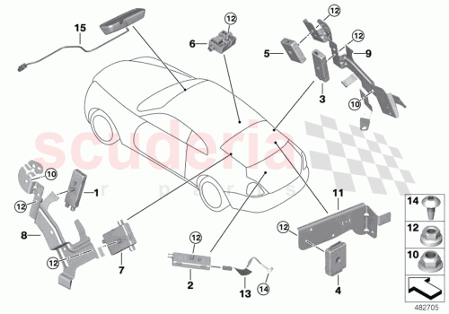 Part Diagram for Rolls Royce 65208735973