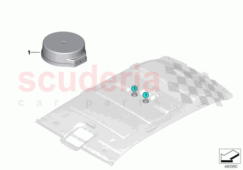 Part Diagram for Rolls Royce 65139308418