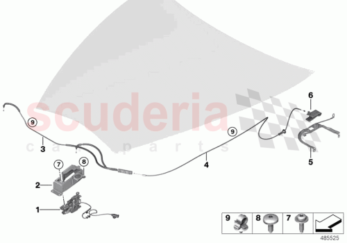 Part Diagram for Rolls Royce 51477419772