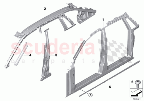 Part Diagram for Rolls Royce 41128494661
