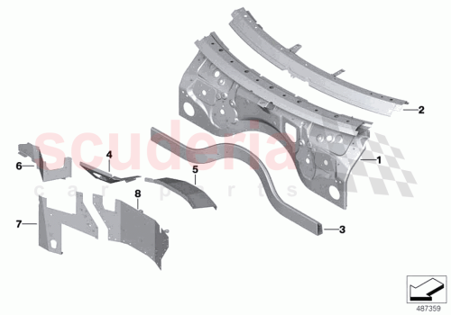 Part Diagram for Rolls Royce 41 00 8494547