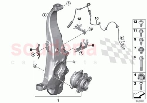 Part Diagram for Rolls Royce 34509804151