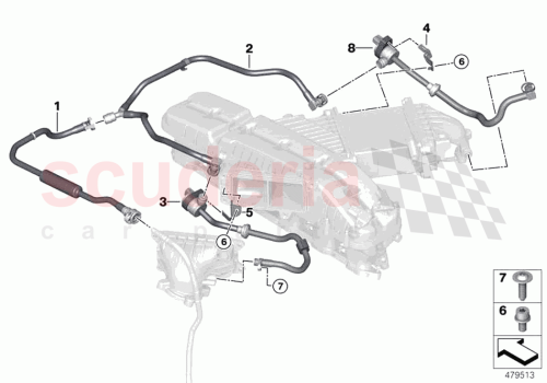 Part Diagram for Rolls Royce 13 90 9480550