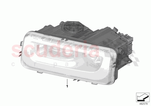 Part Diagram for Rolls Royce 63217491545