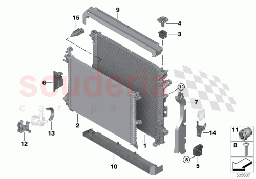 Part Diagram for Rolls Royce 17115A3F240