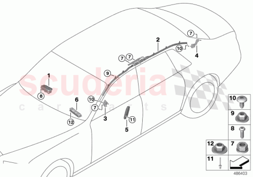 Part Diagram for Rolls Royce 51439496586