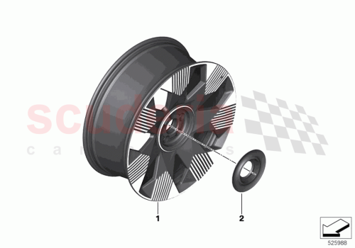 Part Diagram for Rolls Royce 36115A0C9B3